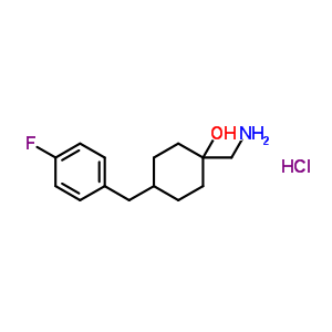(1R,4r)-1-(aminomethyl)-4-(4-fluorobenzyl)cyclohexanolhydrochlorideStructure,863564-53-8Structure (1R,4r)-1-(aminomethyl)-4-(4-fluorobenzyl)cyclohexanolhydrochloride Structure,863564-53-8Structure