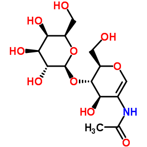 2-乙酰氨基-1,5-脫水-2-脫氧-4-O-beta-D-吡喃半乳糖基-D-阿拉伯糖-己-1-烯糖結(jié)構(gòu)式_868264-13-5結(jié)構(gòu)式