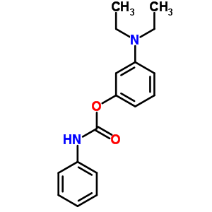 N-苯基氨基甲酸 3-二乙基氨基苯酯結構式_86928-03-2結構式