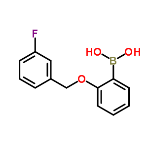 2-(3-氟芐氧基)苯硼酸結(jié)構(gòu)式_871126-24-8結(jié)構(gòu)式
