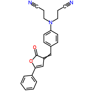 3,3-((4-((Z)-(2-氧代-5-苯基呋喃-3(2H)-基)甲基)苯基)亞氨基)二丙腈結構式_89080-19-3結構式
