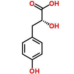 (S)-3-(4-羥基苯基)-2-羥基丙酸結(jié)構(gòu)式_89919-57-3結(jié)構(gòu)式