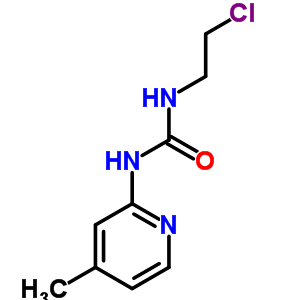 1-(2-氯乙基)-3-(4-甲基吡啶-2-基)脲結(jié)構(gòu)式_93701-50-9結(jié)構(gòu)式