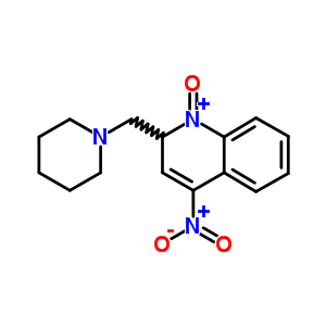 4-硝基-2-(1-哌啶甲基)-2H-喹啉 1-氧化物結(jié)構(gòu)式_93898-54-5結(jié)構(gòu)式