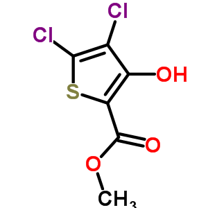 Methyl4,5-dichloro-3-hydroxythiophene-2-carboxylate Structure,96232-70-1Structure